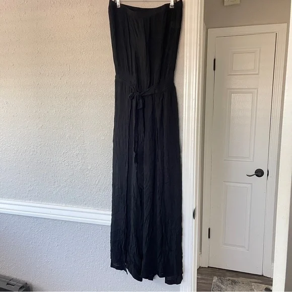 Vici Off Shoulder Strapless Wide Leg Jumpsuit Size L NWT - Picture 10 of 15